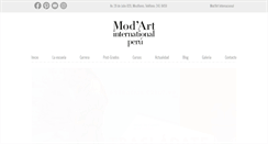 Desktop Screenshot of mod-art.edu.pe